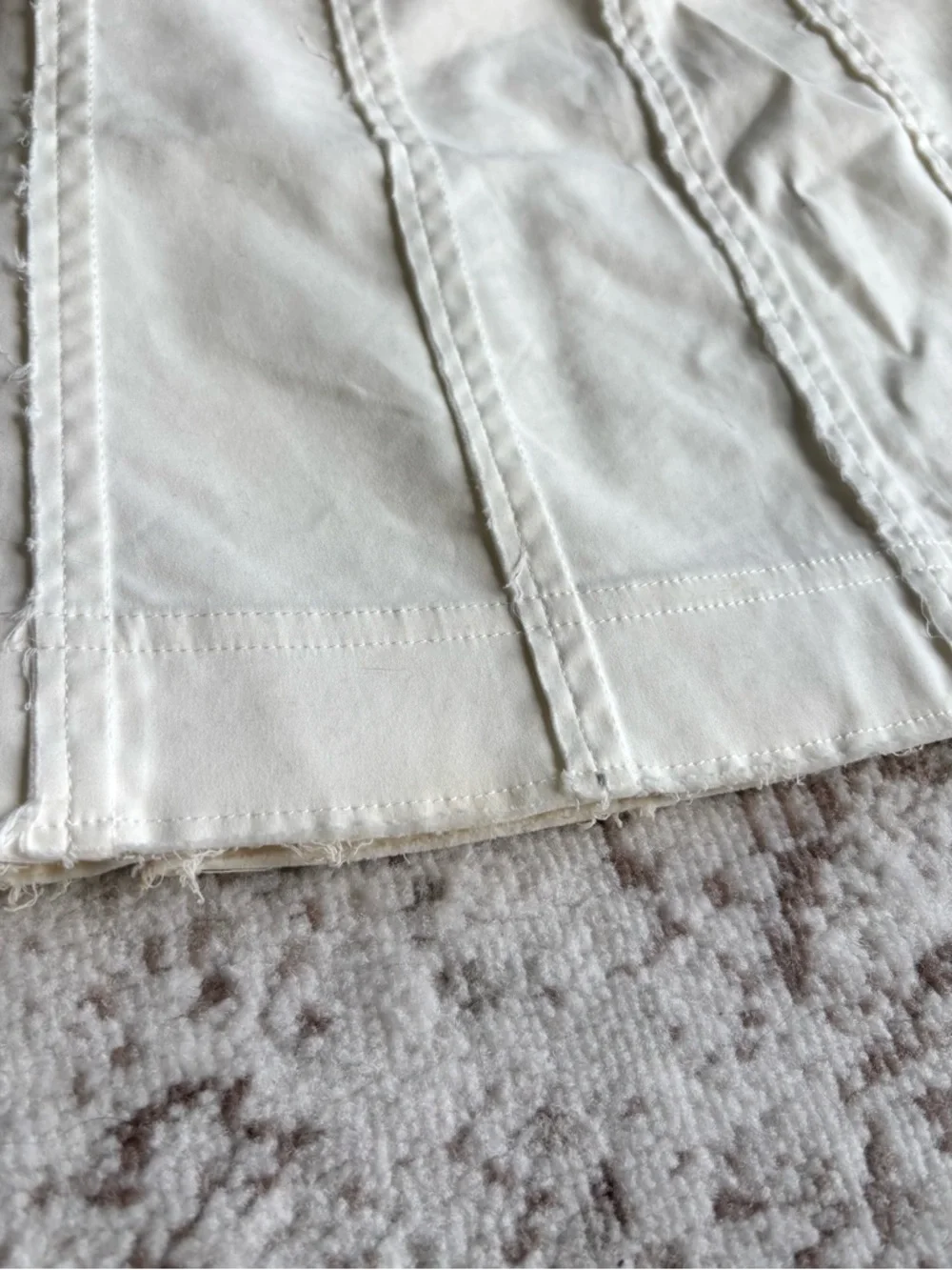 Zuczug Cream Wrap Mini Skirt - Clean A-Line Panel Design - Picture 8 of 10